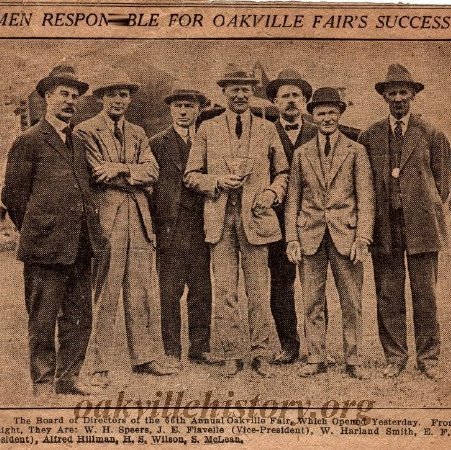 W. H. Speers - Director of the 66th Annual Oakville Fair