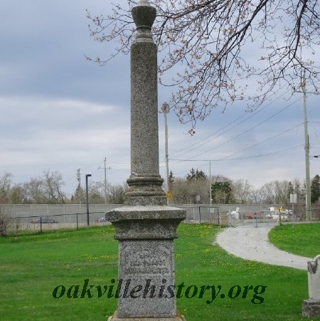 David and Agnes Peterson grave site in Oakville St. Mary's cemetery