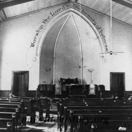 Interior of Palermo United Church, 1845