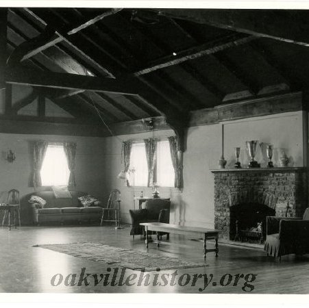 Oakville Club interior, circa 1932