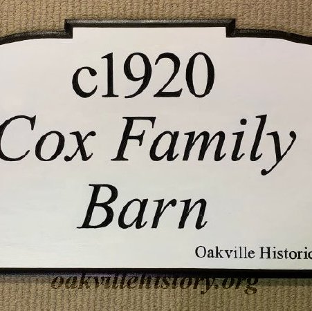 Barn At 1399 Lakeshore Road East Plaque