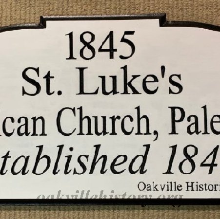 St. Luke's Church, Palermo Plaque