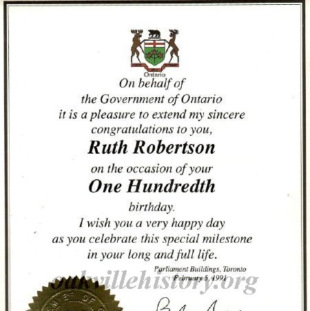 Congratulations from Bob Rae