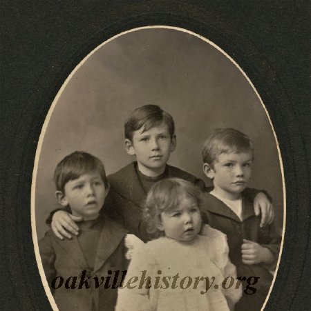 The Munro children - Edward, Arthur Melville, Hugh and Ethel