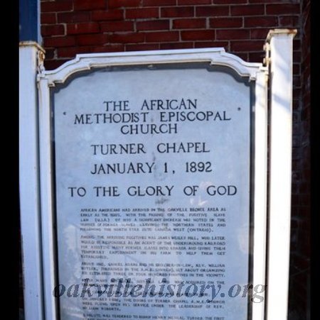 Turner Chapel Plaque