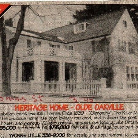 Real estate listing for 29 Thomas Street in 1995