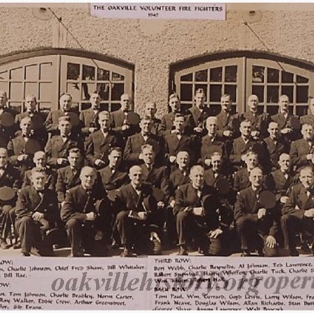 Three Shaw brothers in the Volunteer Fire Fighters