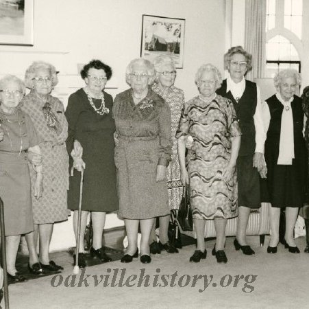 Alice Hobbs 4th from left. St. John's Church Ever Faithful Bible Class 1976